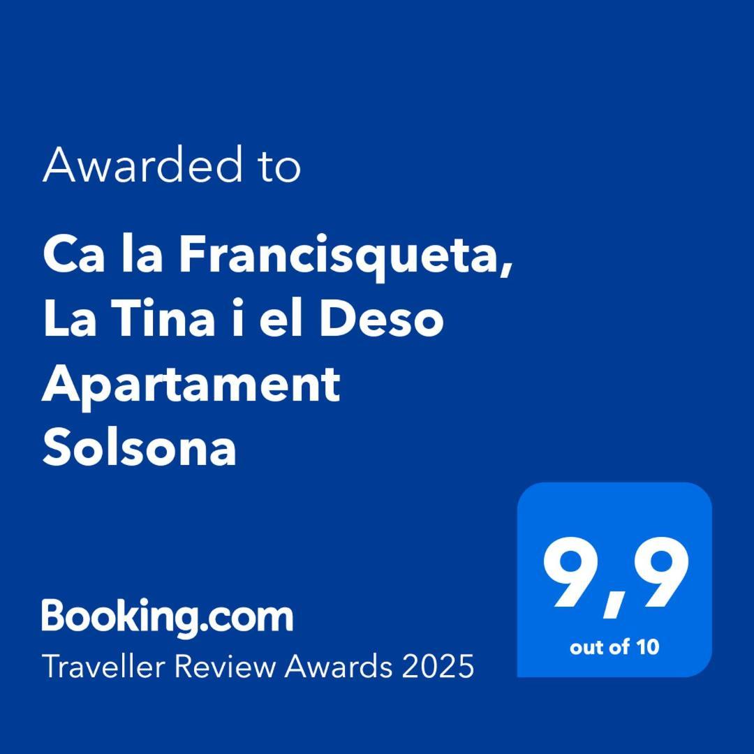 Ca La Francisqueta, La Tina I El Deso Apartament Сольсона Екстер'єр фото